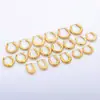Pendientes al por mayor Transfronterizos Moda Europea y Americana Ol Acero de Titanio Grabado Geométrico Redondo Pendientes para Mujer Simples de Moda Pendientes de Lujo Accesibles