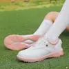 Suministro Transfronterizo de Nuevos Zapatos de Golf Antideslizantes para Hombre para Exteriores, Zapatos Casuales, Zapatos de Entrenamiento con Hebilla Giratoria Telescópica