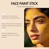 Série de Bastões de Tinta para o Corpo: Cores Vibrantes, Pigmentação Natural, Suave como Seda, Fácil de Aplicar, Bastão de Tinta Portátil para Festas e Encontros