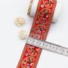5CM de ancho nuevos accesorios de encaje estilo nacional lentejuelas doradas bordado estilo nacional de anacardo encaje accesorios para ropa DIY
