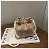 Bolsos Nuevos de Mujer para Primavera y Verano, Bolsos Cubo Versátiles Tejidos, Bolsos de Mano Bordados Casuales y Simples, Bolsos Cruzados de Gran Capacidad