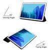 Funda protectora para tableta Samsung TabA7S8S9 SMT500, funda de cuero plegable triple, funda protectora de silicona T505