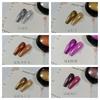 Novo produto arte de unha arco-íris laser espelho mágico pó nova combinação de cores espelho metálico laser colorido Glitter espelho mágico exclusivo transfronteiriço