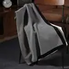 Manta de lujo para vuelo en primera clase de avión, manta para aire acondicionado, manta para coche, manta para siesta en sofá de oficina, manta tipo chal