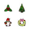 Insignia de adorno navideño de dibujos animados personalidad Papá Noel accesorios de disfraz broche lindo versátil accesorios para bolso regalo