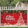 Fundo Vermelho de Natal Flocos de Neve de Inverno Véspera de Ano Novo Fotografia Festa de Família Estrelas Brilhantes Decoração de Cenário Foto