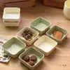Molheira Bonita 4 polegadas Cerâmica Doméstica Prato para Molho Prato para Molho de Hot Pot Prato para Molho de Soja Prato para Temperos e Petiscos