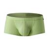 Gtopx Man Cueca Boxer Masculina de Cintura Baixa Camada Única U Bolsa Convexa Esportiva Respirável Fio Largo Absorvente de Suor