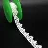 Processamento e Personalização de Renda Branca Bordada 2,3cm Tecido de Renda Bordado Lolita Fabricante Atacado