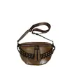 Bolso Cruzado de Textura Alta con Grano de Piedra Estilo Nuevo para Mujer Bolso de Cintura Versátil Bolso de Pecho de Gran Capacidad Bolso para Teléfono Móvil de Mujer