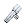 Válvula de Ángulo de Cobre Puro de 1/2 Pulgada Válvula de Agua para Agua Caliente y Fría, Doméstica Acero Inoxidable 304 Calentador de Agua Interruptor de Inodoro Tipo Extendido Universal