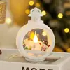 Suprimentos para Decoração de Natal, Luzes Noturnas Luminosas Retrô, Adereços para Decoração de Festa, Enfeites de Mesa, Presentes de Natal