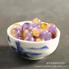 Pulsera para Llevar con Cuentas Dispersas de Jade Amatista, Collar Tejido, Accesorios de Cuentas Redondas, Material para Joyería de Oreja DIY Hecho a Mano