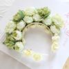 Presilha de Cabelo Infantil Flor Tiara de Cabelo Headwear de Princesa para Meninas Acessórios de Cabelo Antigos Hanfu Atmosphere Greath para Fotografia de Viagem Greath
