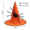 Chapéus de Halloween para crianças e adultos, chapéus de bruxa decorativos, artigos de festa, chapéus de bruxo, chapéus de bruxa, fantasias de Halloween