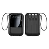 Mini Power Bank con Cable Integrado 3C 20000mAh Gran Capacidad Compacto Portátil Energía Móvil Logo Personalizado
