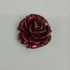 Acessórios de Flor Rosa Tridimensional de Resina DIY para Cabelo Decoração de Capa de Celular Materiais Disponíveis em Várias Cores