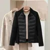 Roupas de Yoga são Emagrecem, Não são Volumosas, Leves e Estilosas, Roupas de Algodão Costuradas para Mulheres, Forro Interno Justo ao Corpo, Gola Alta, Jaquetas Esportivas de Outono e Inverno