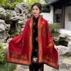 Chal de Seda Cheongsam Patrón de Escamas de Dragón Xiangyun, Bufanda Estilo Chino, Bufanda Larga Grande de 70X180, Bufanda de Seda con Protección Solar, Bufanda de Seda para Mujer, Bufanda de Playa