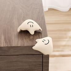 Protector de esquina de mesa anticolisión de silicona con nube colorida para niños, protección de seguridad para bebés y guarderías, esquina protectora de silicona