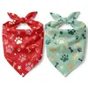 Bandana para mascotas transfronteriza Gato y perro fantasma de Halloween Bufanda triangular decorativa Bufanda decorativa para el cuello de fiesta navideña