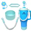 Botella de Agua Térmica Stanley Tapón Antipolvo Taza con Popote Tapa de Taza Correa de Mano Cordón para Botella de Agua Múltiples Estilos Versátiles Set