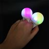 Luz de dedo luminosa para fiesta, actividad, luz de dedo con destellos coloridos, material de protección ambiental con anillo luminoso LED con batería