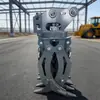 Garra para Madeira de Escavadeira com Rotação de 360 Graus, Cilindro Único/Duplo, Controle Eletro-Hidráulico, para Agarrar Aço, Pedra e Árvores