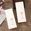 Caja de regalo estilo chino con tapa y base, hecha de papel, adecuada para empaquetar sobres rectangulares, peines para el cabello u adornos para el coche.