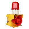 Série Jztk 220V Luz de Advertência Transmissão de Voz Buzzer de Incêndio de Alto Decibéis Alarme Integrado Sonoro e Luminoso Industrial