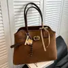 Bolsa Retro Esmerilada de Gama Alta para Mujer 2025 Nuevo Bolso de Hombro/Axila Versátil para el Trabajo de Moda Bolso Tote Pequeño Súper Popular