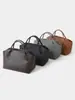 Bolso de Mano de Cuero de Vaca de Capa Superior Estilo TR 2026, Bolso de Viaje de Alta Gama Vintage, Bolso Tote Simple y Versátil