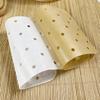 Acessórios de Papel Absorvente de Óleo para Air Fryer de Panela Dupla Retangular Amazon Papel Manteiga de Papel para Cozinha Papel de Óleo de Silicone Dupla Face