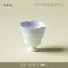 Tetera de Cerámica con Esmalte Cristalizado en Horno, Gaiwan, Juego de Té Kung Fu Flor de Hielo, Taza de Maestro, Taza de Degustación, Taza de Té, Posavasos, Taza de Café