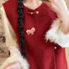 "Auspicioso Año del Caballo" Broche de Caballo Pequeño Estilo Chino en Brocado de Canción para Mujer, Nuevo Broche de Suéter Estilo Chino Año del Caballo, Pin de Año Nuevo