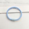 Cuerda para el pelo hecha a mano DIY anillo para el pelo material color caramelo productos semiacabados soporte plano no daña el pelo cuerda para el pelo accesorios para el pelo
