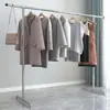 Perchero, tendedero, poste para secar ropa, de un solo poste, de pie, de tubo de acero inoxidable o acero galvanizado, engrosado y reforzado, para secar edredones en el balcón