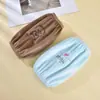 Mangas protectoras para adultos y niños al por mayor, cálidas, antiadherentes, bordadas de dibujos animados, de felpa corta para mujer, mangas protectoras bordadas, mangas protectoras de algodón