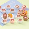 Simulação Grão de Café Resina Comida Brinquedo DIY Carro Decoração de Mesa Capa de Celular Máquina de Garra Brinquedo Infantil Chaveiro