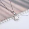 Milhões de novos pingentes de pérolas de água doce de prata S925 femininos colar de moda coreana corrente de clavícula acessórios DIY fabricantes