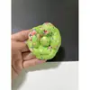 Tela de Microfibra Estampada Elegante de 6.6cm Flor Camelia Flor Pequeña Fragante Joyería Flor para Zapato Broche de Solapa Pinza para el Cabello Broche