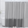 Cortina de Ducha Transparente Venta al por Mayor Transfronteriza Cortina Impermeable Engrosada Aislamiento de Baño Cortina de Ducha Ojales de Acero Inoxidable Gratis 12 Anillos