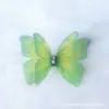 (Precio Completo) 5cm Tule Estéreo de Doble Capa Pequeñas Alas de Mariposa Hechas a Mano DIY Accesorios de Pasador de Pelo Antiguo Material de Pasador