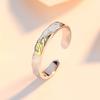 Anillo de pareja Damila nuevo Hoja de Arce femenino plata de ley s925 personalizado simple nicho anillo de hoja regalo conmemorativo