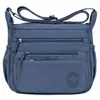 Bolsa de Ombro Transversal Casual Moda Ultra Leve Impermeável com Múltiplos Compartimentos de Tecido de Nylon de Grande Capacidade para Comércio Exterior Transfronteiriço