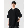 Marca da Moda NASA Verão 2025 Novo Estilo de Hong Kong plus size Gola Redonda Casual Coringa Estilo Coreano Simples Camiseta de Manga Curta