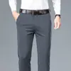 Pantalones de Hombre Verano 2026 Cabeza de Tigre Pantalones Vaqueros Elásticos para Hombre Pantalones Vaqueros Rectos para Hombre Pantalones Largos Pantalones Casuales de Negocio Hombre Negro