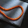 Colar de Ágata Vermelha e Branca Estilo Chinês Moda de Nicho Feminina com Contas Exquisito Corrente para Clavícula de Alto Padrão Luxo Acessível Joias de Nicho