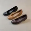 Piel suave, estilo nuevo, bailarinas versátiles sin cordones para ir al trabajo, estilo retro francés, cómodas para el uso diario en otoño e invierno 2026