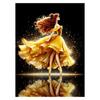Ventas Directas de Fábrica Transfronterizo Nuevo Pintura de Diamantes 5D DIY Pintura Hecha a Mano Danza de Ballet Princesa Sala de Estar Entrada Decoración Pintura